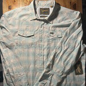 Howler Bros XL Plaid Long Sleeve New with Tags